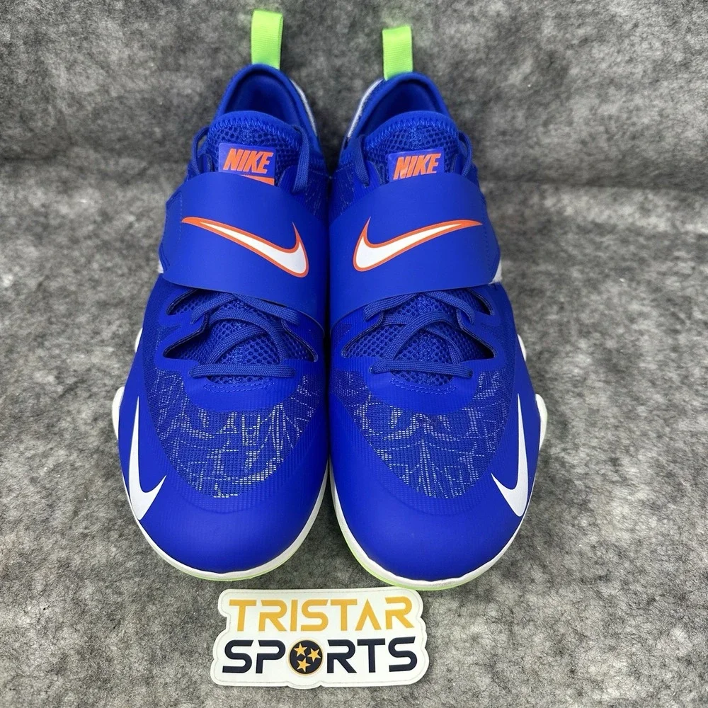 Nike Zoom Pole Vault Elite Track Spikes Mens Size 12 Racer Blue AA1204-400